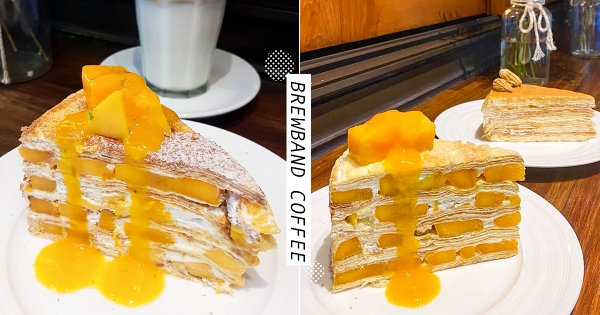 【台中】超大塊芒果底加！　澎湃限定版「芒果千層」厚度夠誠意　Juicy果肉一層層疊滿太邪惡～