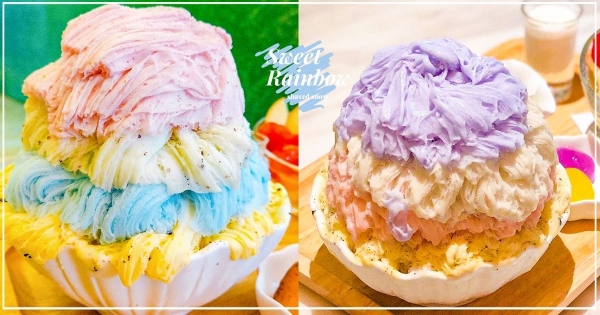 【台南】顏值這麼高合理嗎？　夢幻系「極光雪花冰」絕美登場　雪花冰穿上「百摺蓬蓬裙」太好拍♡