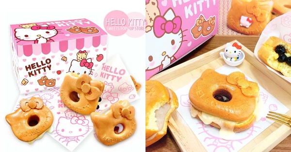 【台北】Kitty控嗨起來～　雅蒙蒂「Hello Kitty甜點」快閃開店　最可愛「厚餡人形燒」芋泥新口味登場！
