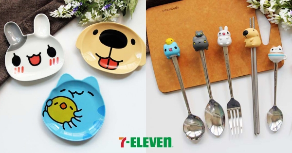 【全台】保證食欲大開！高萌「咖波餐具組」進駐小七　療癒大頭餐盤每次吃飯都會笑～