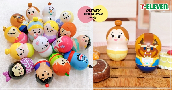 【全台】公主迷衝去收！　「迪士尼公主轉轉花生」7-11新上架　「雪寶、貝兒公主」排排站太卡哇伊♥