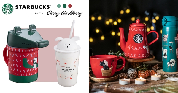 【全台】交換禮物首選！　星巴克「2020聖誕杯」新上架　「鱷魚馬克杯、黑貓隨身杯」太卡哇伊♥