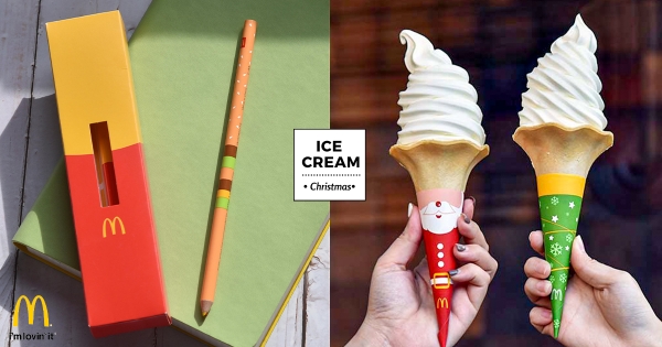 【全台】麥當勞「大蛋捲冰淇淋」聖誕換裝登場！　滿額加碼送「大麥克雙色鉛筆」太Ｑ萌～