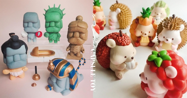 【全台】扭蛋迷開買！　「喵之助、Blue摩艾」系列可愛上架　還有Ｑ萌「水果刺蝟」也超欠收藏～