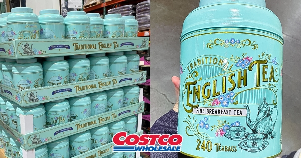 【全台】配色有點美♡　網友大推好市多「早餐茶包」　質感罐裝「馬卡龍藍」直接被燒到