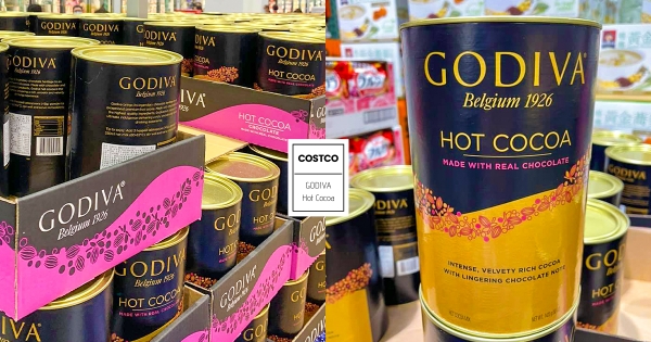 【全台】懶人冬季聖品！　好市多1.4公斤「GODIVA即溶可可粉」　在家輕鬆爽喝熱巧克力！