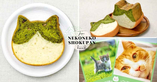 【台北】貓奴開吃！　人氣最萌「貓咪吐司」美麗華快閃　限定「抹茶紅豆」口味滿足吐司控！