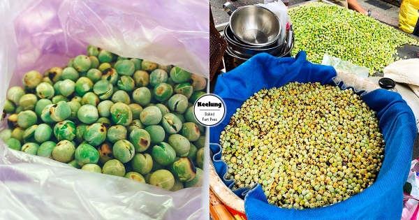 【基隆】最愛街邊小零嘴！　基隆廟口「烤豌豆」炭香氣十足　人氣「古早味下酒菜」吃到停不下來