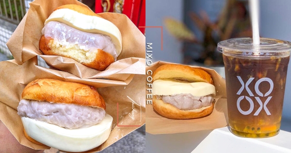【台中】這什麼絕配！　台中質感韓系咖啡「MIXO Coffee」　滿餡芋泥尬奶酪甜甜圈也太療癒！