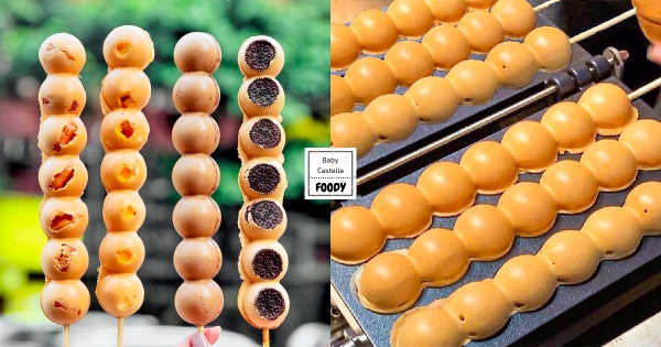 【台北】整串OREO好療癒♡　通化夜市人氣「串烤雞蛋仔」　口感昇華「蜂蜜麻糬」香甜Q彈