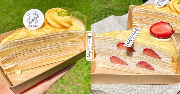 【全台】千層就是療癒！　市集隱藏版出攤「法式草莓千層」　天然奶油＋新鮮草莓香甜爽吃