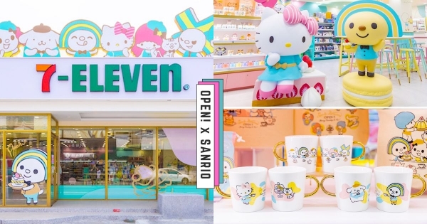 【台南】可愛到昏去！　首間「OPEN! x Sanrio三麗鷗」聯名店夢幻登場　「客製化限定T、Hello Kitty周邊」直接全套蒐藏