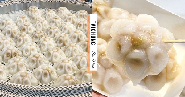 【台中】梅花梅花幾月開花！　台中大慶夜市「蓮藕梅花肉圓」造型超吸睛　「Q彈外皮＋紮實肉餡」超對味！