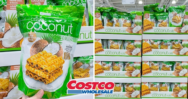 【全台】好市多神級零食+1！　泰國直送「椰奶酥捲」香甜超涮嘴　天然椰奶香一根接一根～