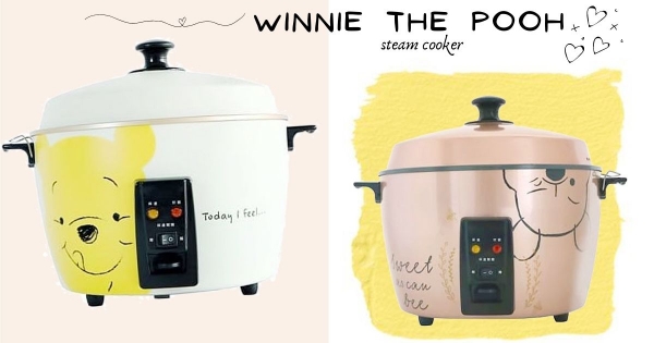 【全台】陪你萌萌用餐！　博客來新品「不鏽鋼小熊維尼電鍋」　「簡約白、時尚玫瑰金」兩鍋一次入手！