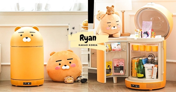 【韓國】居家就要喝涼涼！KAKAO「萊恩小冰箱」呆萌登場　兼具UV消毒手機功能好欠誇！