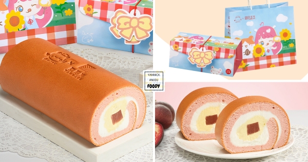 【全台】安啾咪聯名好粉嫩！　亞尼克新品「蜜桃芒果生乳捲」　宅家吃「綿密芒果奶霜＋紅寶石蜜桃凍」