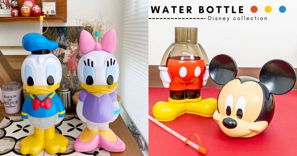 【海外】一杯多用途！　泰國7-11聯名「迪士尼角色造型水壺」　不裝水還能拿來存錢錢萌Q度滿分！