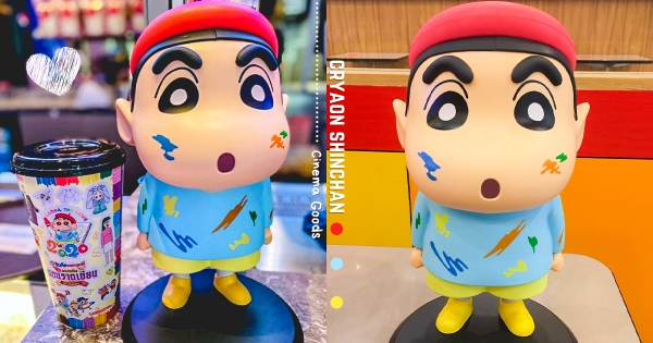 【海外】這款必收！　影城最萌款「畫家小新」爆米花桶　童心塗鴉「小新可樂杯」可愛翻♡