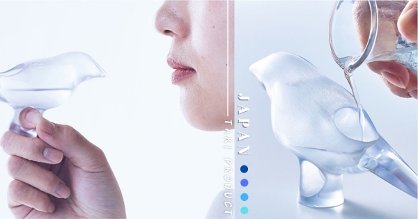 【日本】和小鳥邊親吻邊喝酒！　勇奪德國設計大獎「小鳥造型清酒杯」　「小巧容量+可愛造型」還能幫助戒酒！