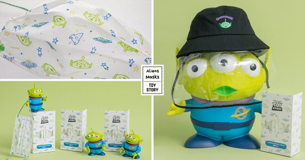 【全台】又有新口罩要BUY！　玩具總動員「三眼怪火箭口罩」萌登場　加碼「防疫三眼帽帽」太古錐