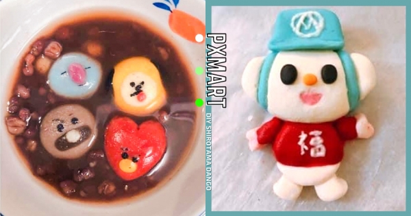 【全台】自己捏出小可愛！　巧手媽在家DIY「BT21紅豆湯圓」　超簡單2原料「全聯就買得到」