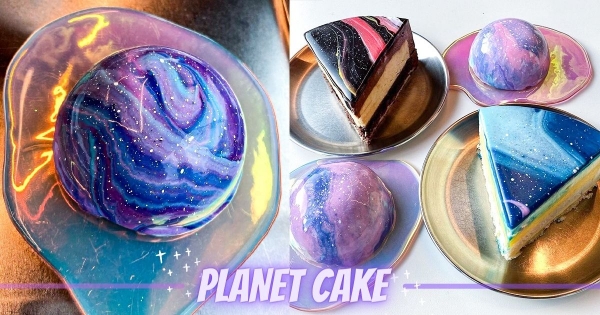 【韓國】吃下一口絕美小宇宙！　韓咖啡廳推「漸層星球蛋糕」　「夢幻配色+多變口味」韓妞都在搶打卡！