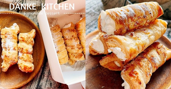 【中部】一解想出國的饞！　雲林烘焙坊販售「休伯納捲」　「薄脆酥皮＋輕盈蛋白霜」超迷人的奧地利點心！