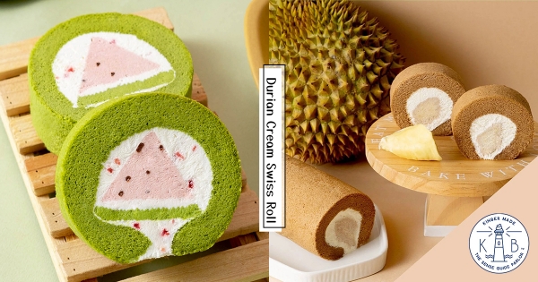 【全台】榴槤又來了！　金帛手製「蘇丹王榴槤生乳捲」果香超濃厚　加碼可愛造型「西瓜冰心捲」超好曬