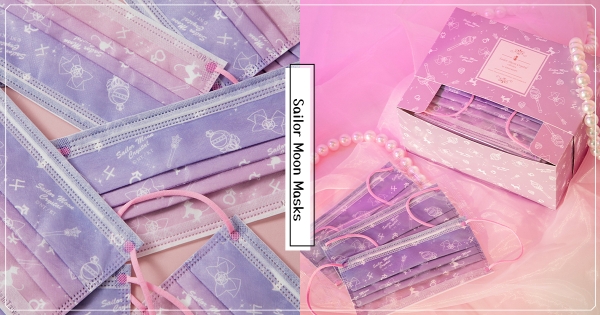 【全台】女孩們戴起來！　新款醫療口罩「美少女戰士」　超夢幻「粉紫漸層色」低調華麗