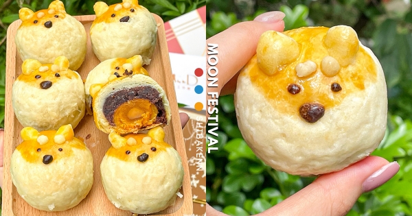 【台中】最可愛蛋黃酥♡　外皮酥香「柴犬造型」紮實飽滿內餡　中秋節讓柴柴陪你賞月！