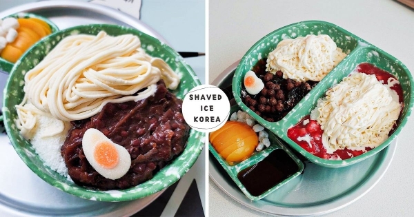 【韓國】不要懷疑本體是冰！　大邱咖啡廳推透心涼「炸醬麵刨冰」　「歐嚕嚕配料+Q彈麵條」全都超逼真！
