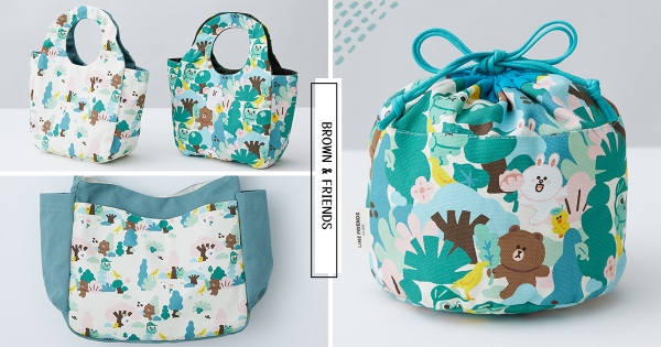 【全台】熊大粉先尖叫！　印花樂「BROWN & FRIENDS」森林系周邊　大人式「綠意印花」一起去踏青～