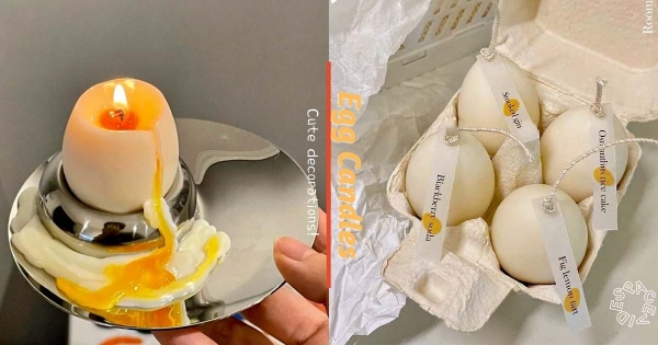 【海外】這不能吃啦！　超萌Q「半熟蛋香氛蠟燭」　邊燒還會有「蛋黃流心」擬真度幾霸昏！