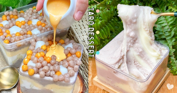 【全台】芋控先發芬！　滿料「芋泥珠寶盒」金沙淋醬太邪惡　無敵牽絲「芋泥麻糬」一口就愛上♡