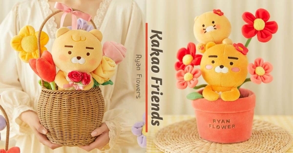 【韓國】Kakao花店開張啦～　萊恩變身最萌花朵小童　「自製花籃花束」滿載你的心意及祝福！　