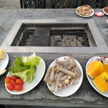 乳牛牧場戶外碳烤