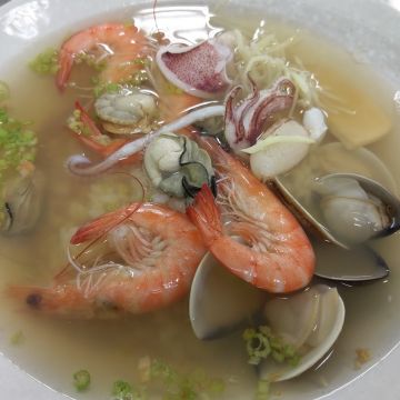 活跳跳干貝海產粥