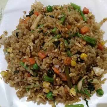 慈恩素食紅燒麵