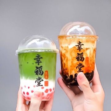 幸福堂台南安平店 古法手炒黑糖珍珠創始品牌