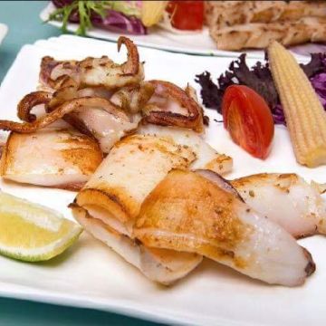 86海鮮創意鐵板料理