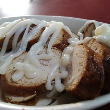 半邊圓香菇肉粥米粉湯