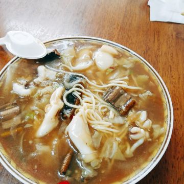 怪人花枝鱔魚麵