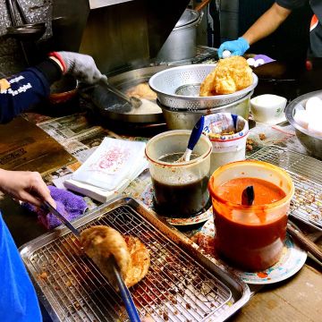 花蓮美食爆漿炸蛋蔥餅
