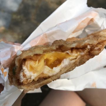 後山林記炸蛋蔥油餅（中壢店）