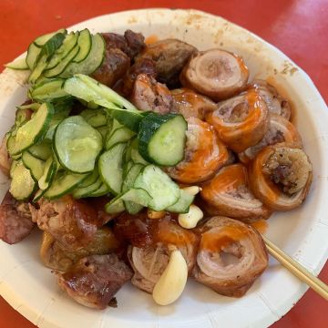 鳳山橋邊香腸攤