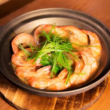 丸太。屋台風浜燒場