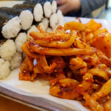 韓國傳統美食海苔飯卷