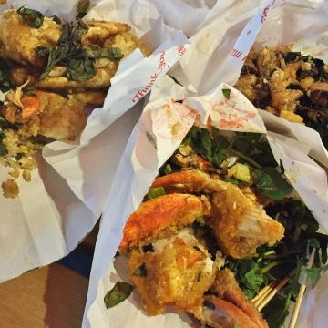 宜蘭香炸螃蟹(東大門夜市內)