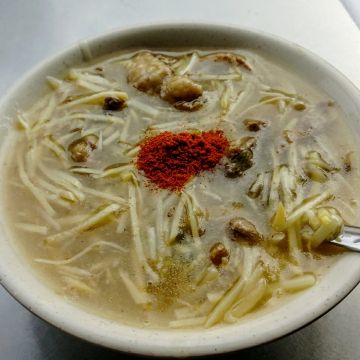 洲記新港生炒鴨肉羹